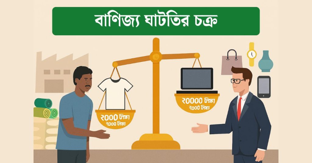 বাণিজ্য ঘাটতির চক্রে বাংলাদেশ । বাণিজ্য যুদ্ধ না আত্মনির্ভরতা? বাংলাদেশের সামনে এক কঠিন সিদ্ধান্ত