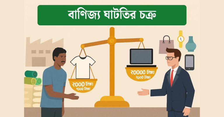 বাণিজ্য ঘাটতির চক্রে বাংলাদেশ । বাণিজ্য যুদ্ধ না আত্মনির্ভরতা? বাংলাদেশের সামনে এক কঠিন সিদ্ধান্ত